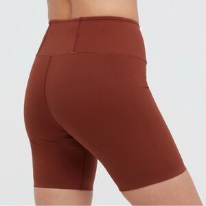 Uniqlo Burnt Orange Active Workout Training Athletic Biker Shorts S
